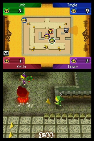 Illustration for article titled Behold, Spirit Tracks Multiplayer Screens